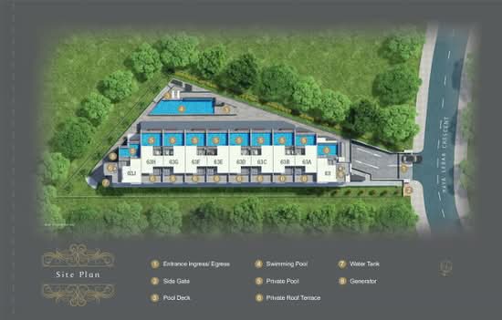 The Morris Residences - Site Plan