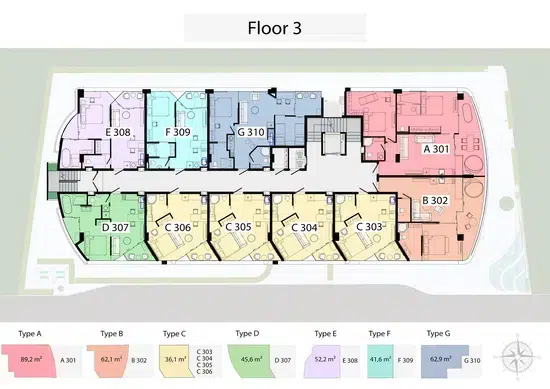 California Rawai : แคลิฟอร์เนีย ราไวย์ - Site Plan