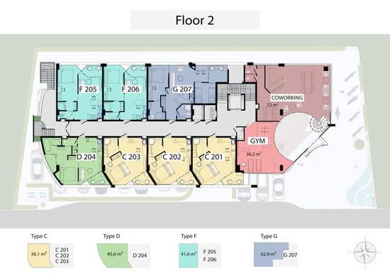 California Rawai : แคลิฟอร์เนีย ราไวย์ - Site Plan