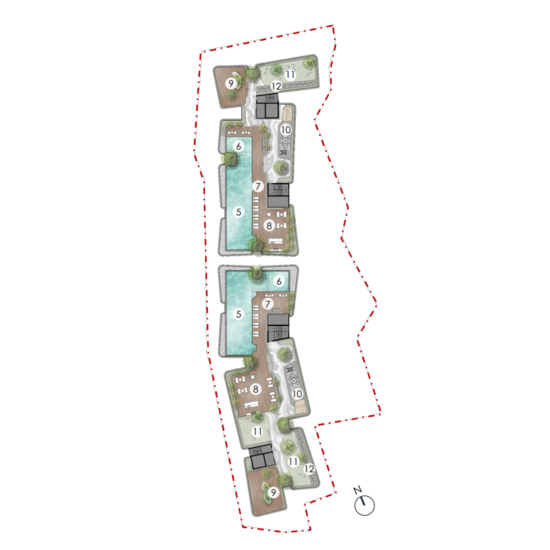 CASCADE Bangtao Beach : แคสเคด บางเทา บีช - Site Plan