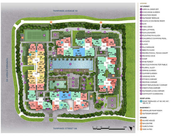 The Alps Residences - Site Plan