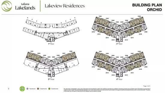 Laguna Lakelands - Lakeview Residences - Site Plan