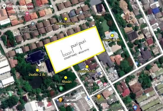 Baan Puripuri Courtyard Pattanakarn : บ้านภูริปุรี คอร์ทยาร์ด พัฒนาการ - Site Plan