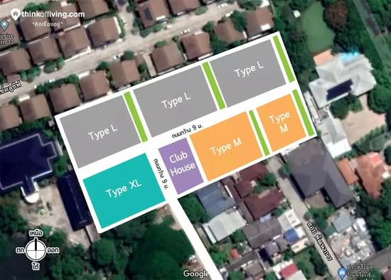 Baan Puripuri Courtyard Pattanakarn : บ้านภูริปุรี คอร์ทยาร์ด พัฒนาการ - Site Plan