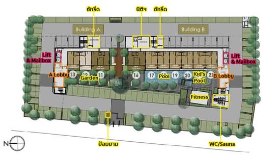 MetroLuxe Paholyothin-Sutthisan : เมโทรลักซ์ พหลโยธิน-สุทธิสาร  - Site Plan