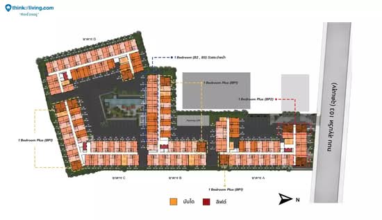 Origin Play Sri Udom Station - Site Plan