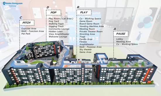 Origin Play Sri Udom Station - Site Plan