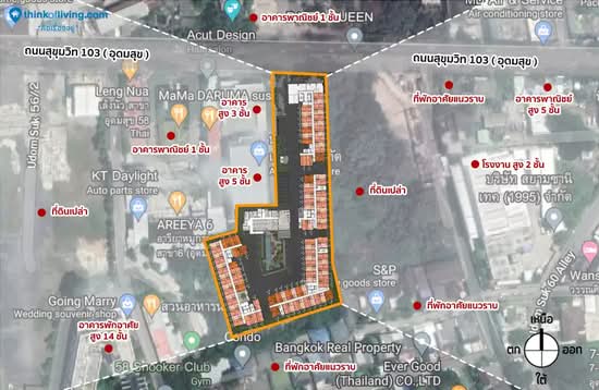 Origin Play Sri Udom Station - Site Plan