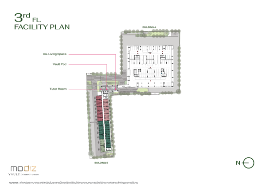 Modiz Vault Kaset-Sripatum - Site Plan