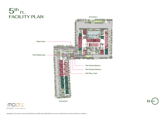Modiz Vault Kaset-Sripatum - Site Plan