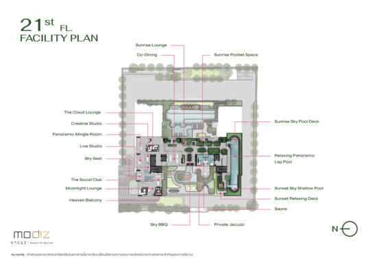 Modiz Vault Kaset-Sripatum - Site Plan