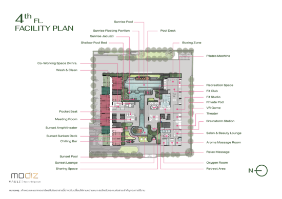 Modiz Vault Kaset-Sripatum - Site Plan