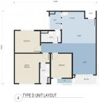 Type D - (1,050 sq ft)