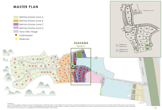 Villa Suasana (BelVida Estates) - Site Plan