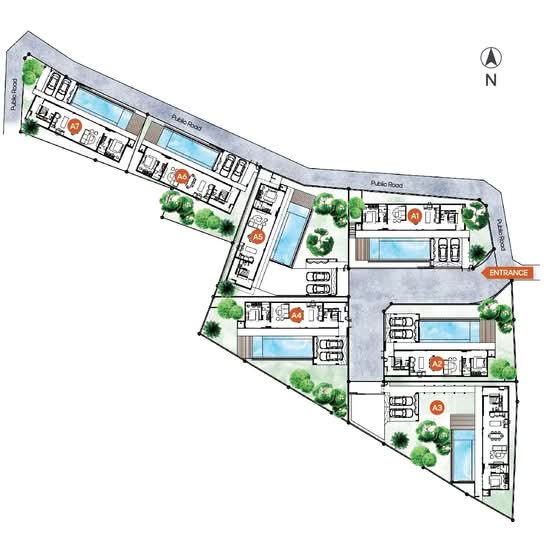 Bliss Hideaway - Site Plan