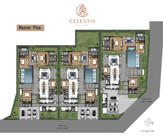 Celestia Villas - Site Plan