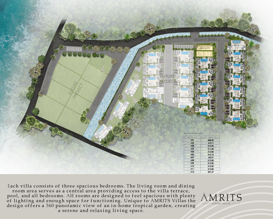 Amrits Luxury Villas : อัมริทส์ ลักชูรี วิลล่า - Site Plan