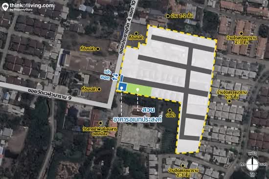 Supalai Essence Songprapa-Donmuang : ศุภาลัย เอสเซ้นส์ สรงประภา-ดอนเมือง - Site Plan