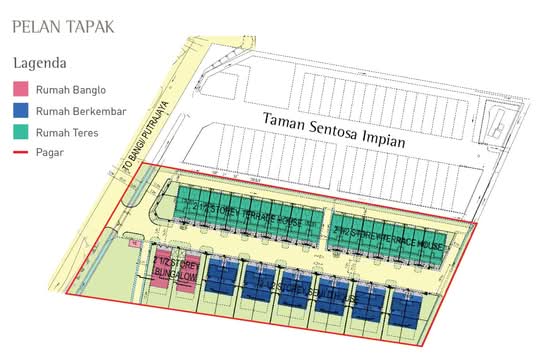 Taman Sentosa Impian - Site Plan - iProperty.com.my