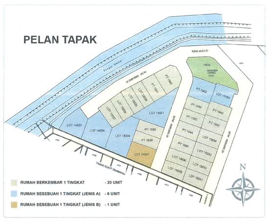 Taman Bukit Tembakau - Site Plan - iProperty.com.my