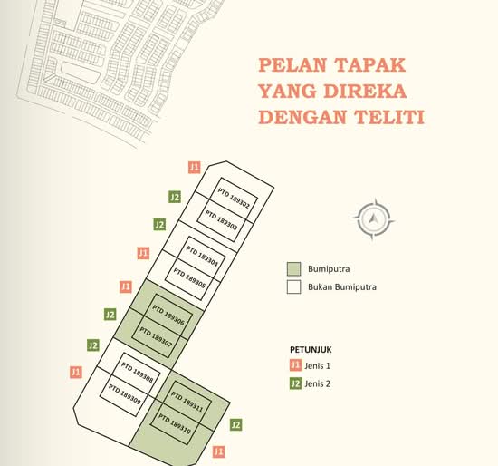 Bandar Dato Onn , Perjiranan 8 Fasa 3 (daffodil) - Site Plan - iProperty.com.my