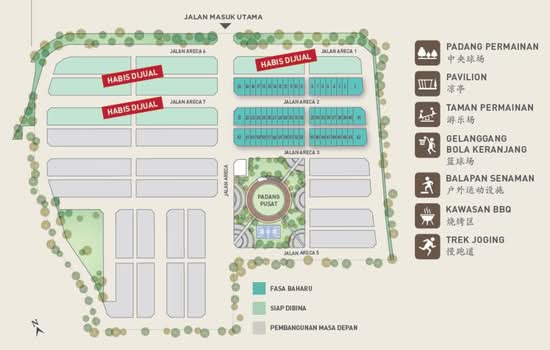 Areca @ Pantai Sepang Putra - Site Plan - iProperty.com.my