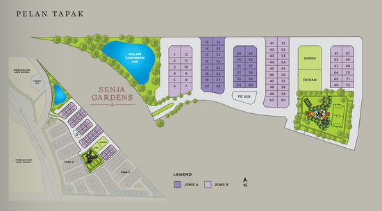 Bandar Seri Putra-senja Gardens - Site Plan - iProperty.com.my