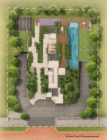 8 Hullet - Site Plan