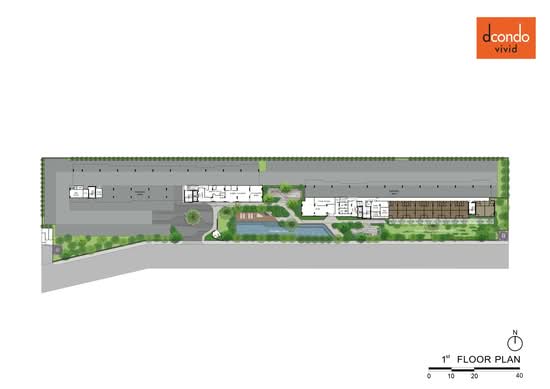 Dcondo Vivid Rangsit : ดีคอนโด วิวิด รังสิต - Site Plan