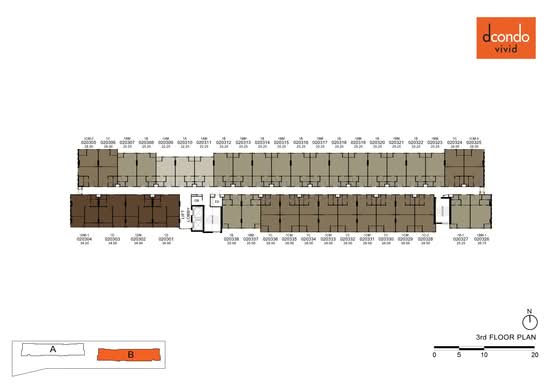 Dcondo Vivid Rangsit : ดีคอนโด วิวิด รังสิต - Site Plan