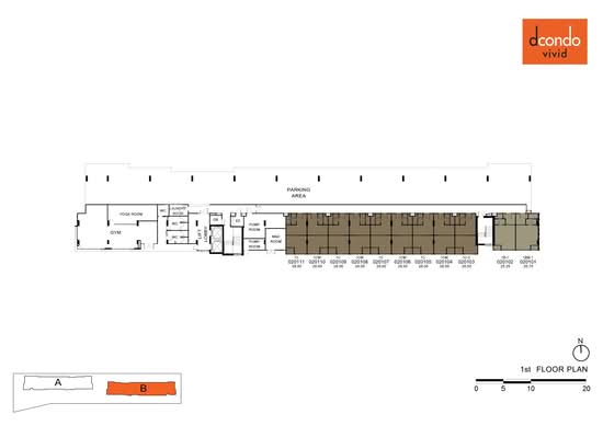 Dcondo Vivid Rangsit : ดีคอนโด วิวิด รังสิต - Site Plan