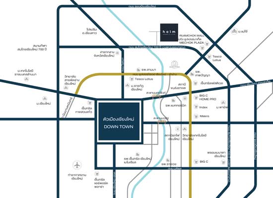 HOLM San Phi Suea : โฮมล์ สันผีเสื้อ - Site Plan