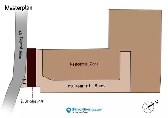 Baan Klang Krung Sathupradit 57 - Site Plan