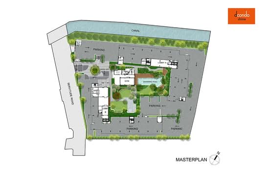 Dcondo Shine Rangsit - Site Plan