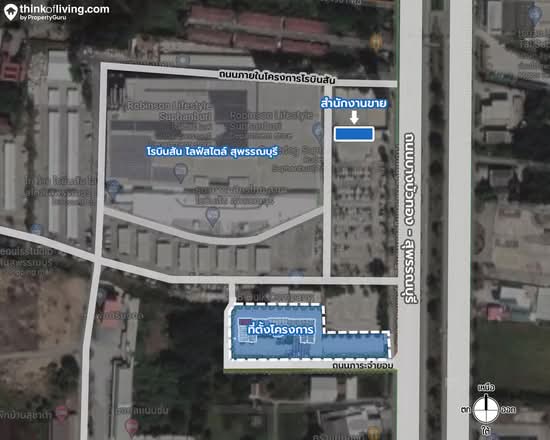 Escent Ville Suphanburi : เอสเซ็นท์ วิลล์ สุพรรณบุรี - Site Plan