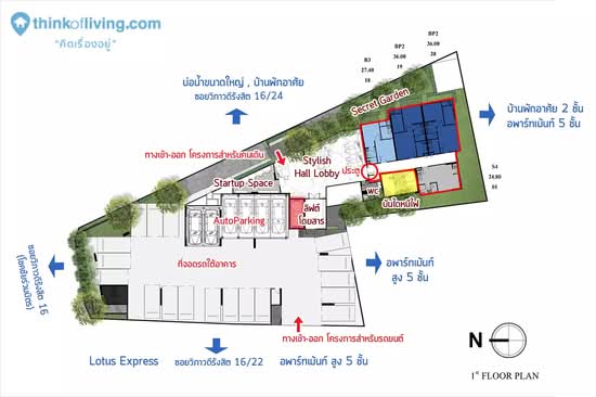 The Moment Ratchada 19 - Site Plan