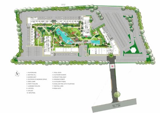 Chatpetch Park : ฉัตรเพชร ปาร์ค - Site Plan