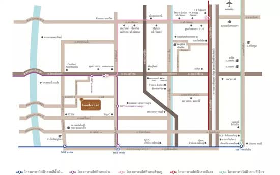 Bangkok Boulevard Ngamwongwan : บางกอก บูเลอวาร์ด งามวงศ์วาน - Site Plan