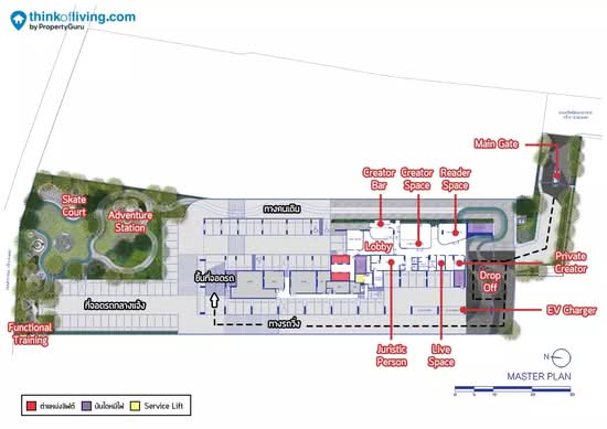 Plum Condo New West : พลัม คอนโด นิว เวสต์ - Site Plan