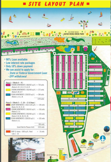 Melinsung Summer Bay Resort - Site Plan - iProperty.com.my