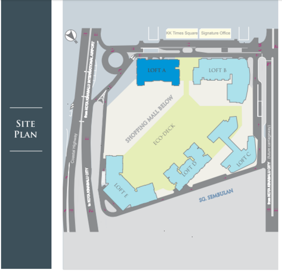The Loft @ KK Times Square - Site Plan - iProperty.com.my