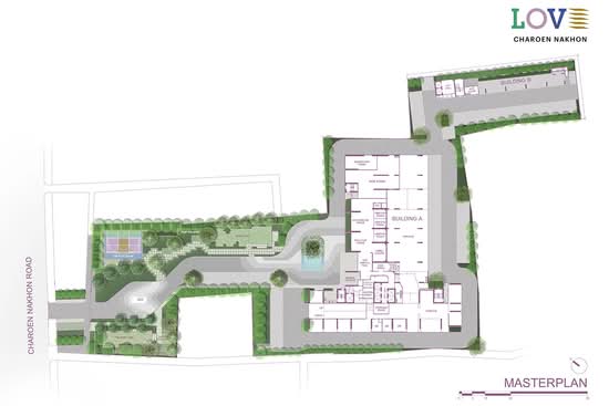 Love Charoen Nakhon - Site Plan