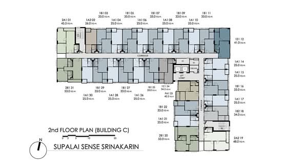 Supalai Sense Srinakarin - Site Plan