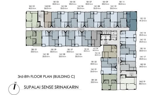 Supalai Sense Srinakarin - Site Plan