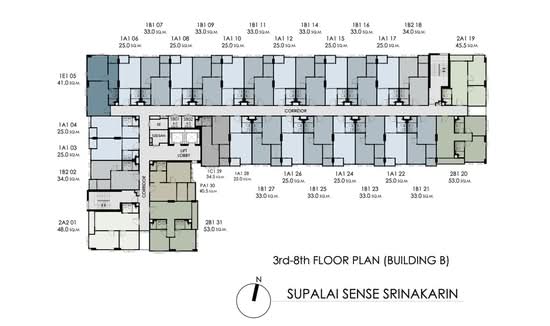 Supalai Sense Srinakarin - Site Plan