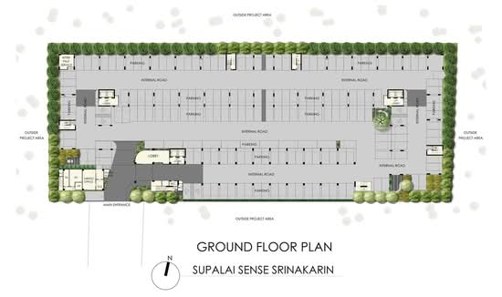 Supalai Sense Srinakarin - Site Plan