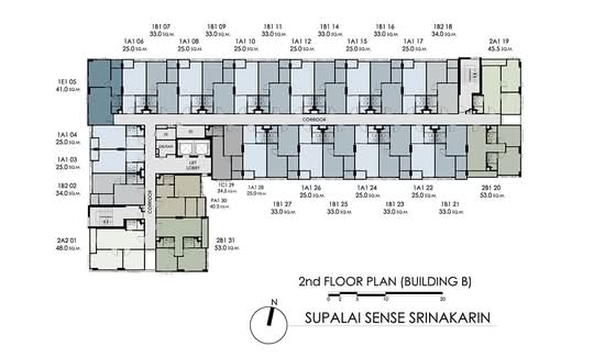 Supalai Sense Srinakarin - Site Plan