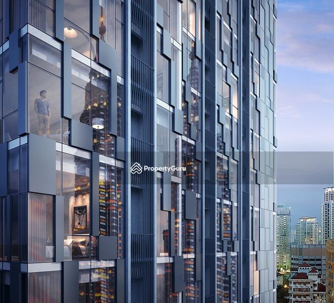 Star Residences 2 Facade Close Up