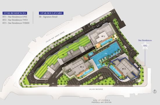 Star Residences Two - Site Plan - iProperty.com.my