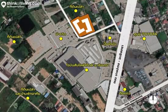 Escent Ville Chachoengsao : เอสเซ็นท์ วิลล์ ฉะเชิงเทรา - Site Plan